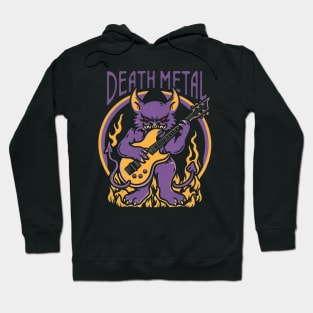 death metal Satanic Baphomet cat Hoodie